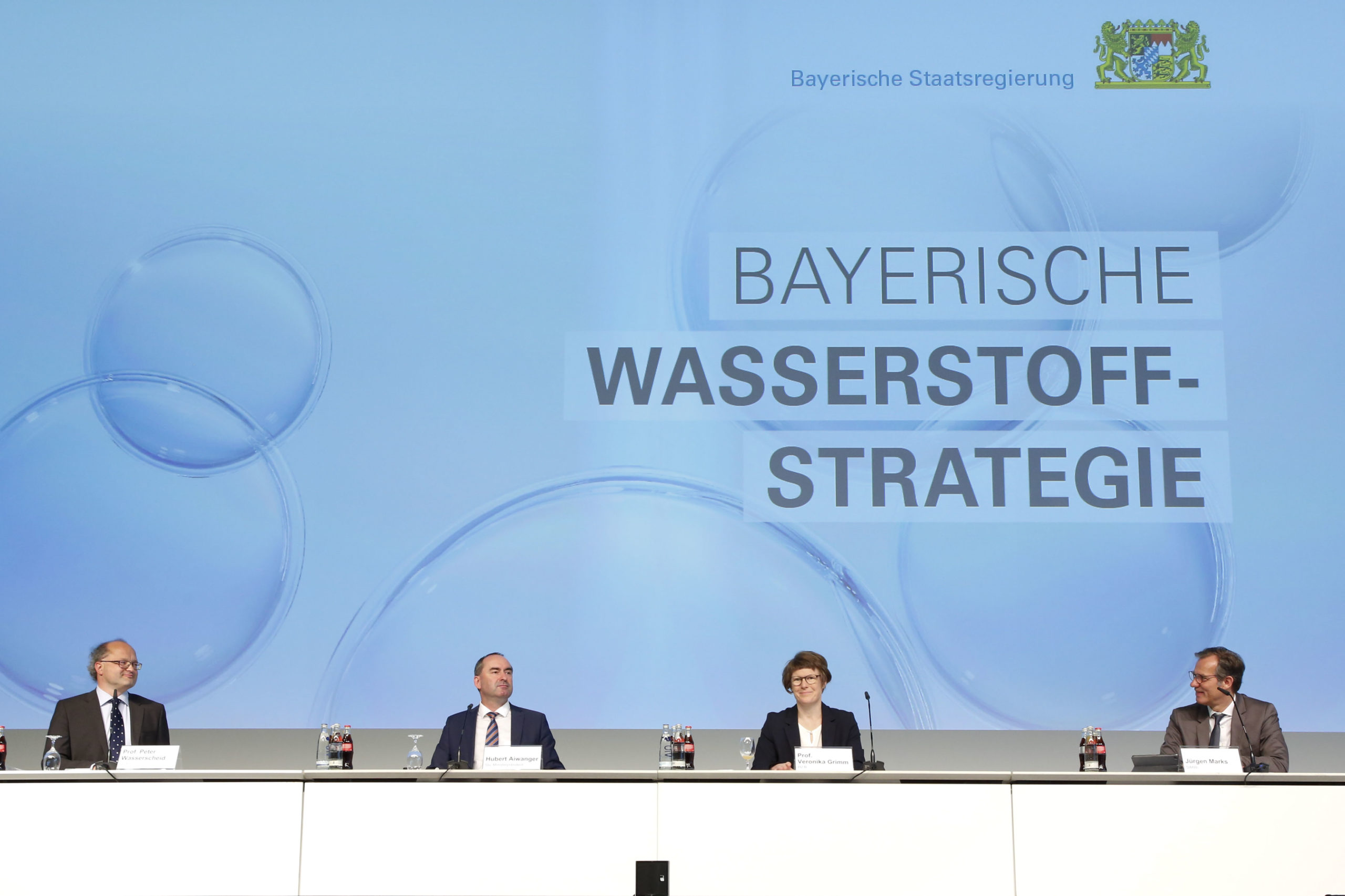 Vorstellung der Bayerischen Wasserstoffstrategie mit Wirtschaftsminister Hubert Aiwanger 